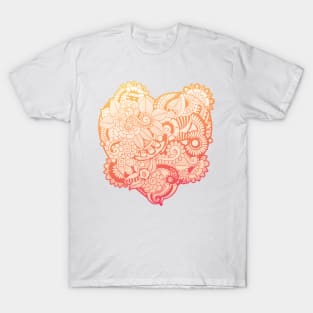 Floral heart T-Shirt